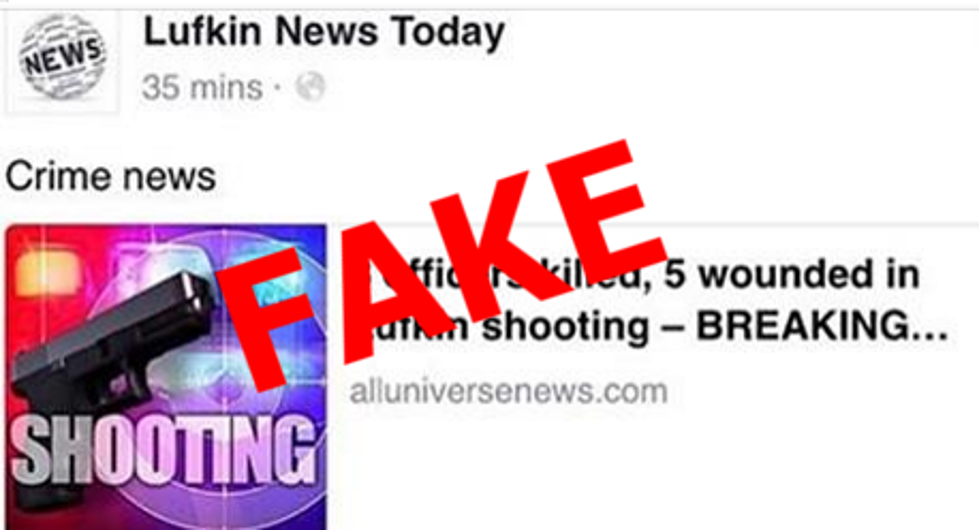 A Fake Lufkin News Source Is Targeting Concerned Citizens