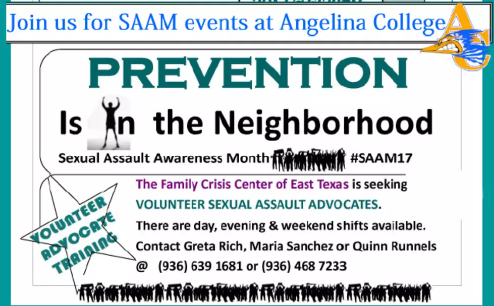 6 Great Ways You Can Easily Participate in Sexual Assault Awareness Month in Angelina County