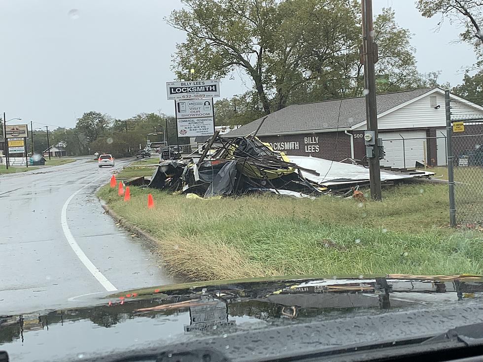 Did A Tornado Hit Downtown Lufkin? View The Damage For Yourself