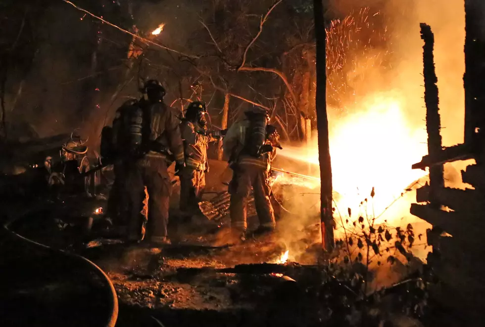 Shocking Fire At House Behind The Trees In Lufkin, Texas