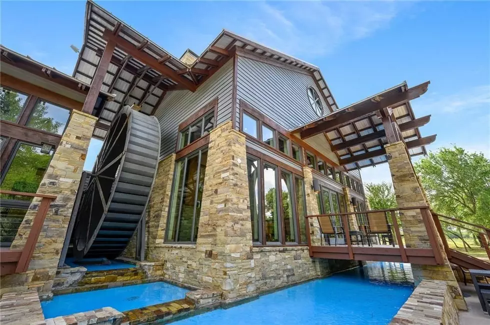 This Riverfront Retreat Has It&#8217;s Own Water Wheel In Crawford, Texas