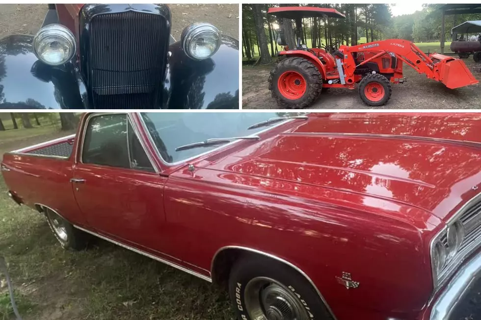 Estate Sale Features This Red 65 El Camino In Center, Texas