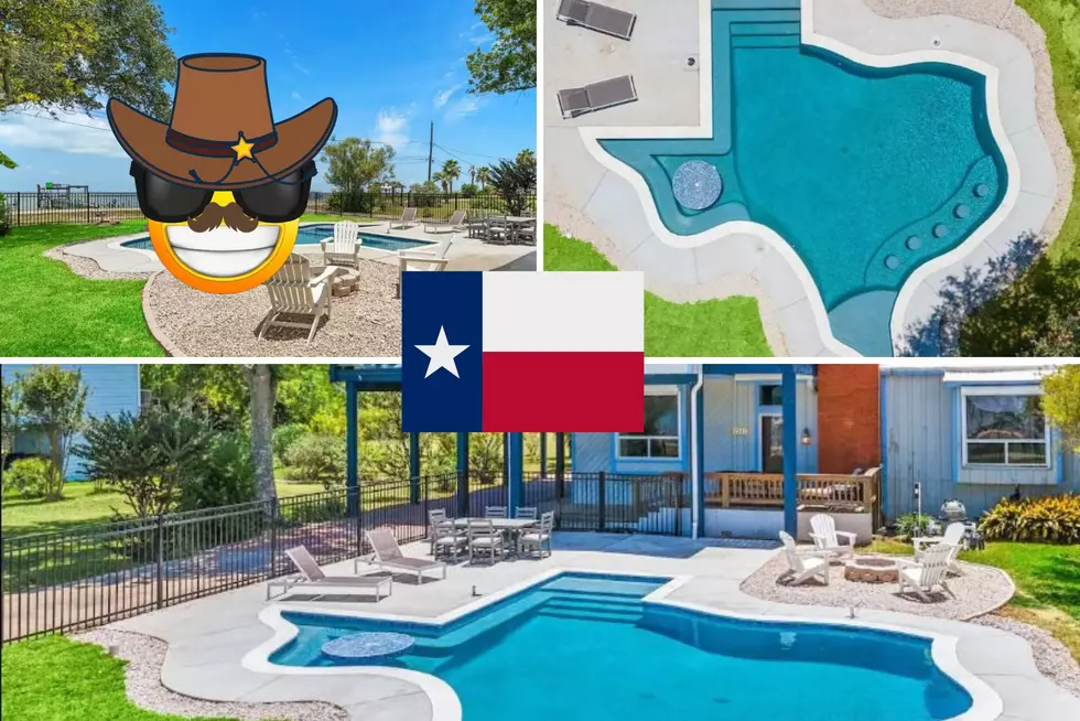 Make A Splash: Unique Airbnb&#8217;s Texas Shaped Pool In Galveston