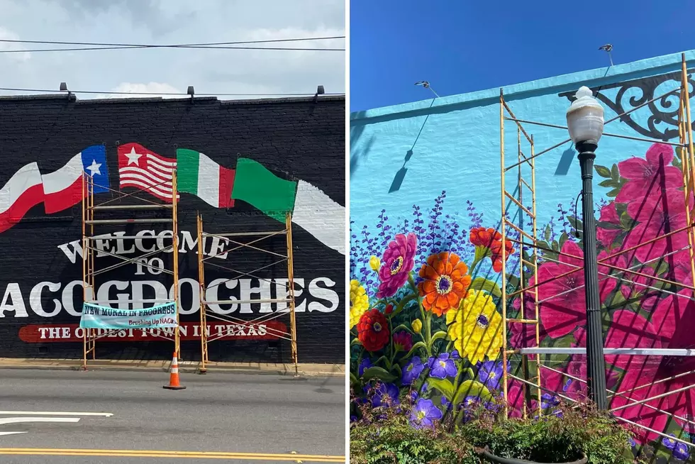 Two Murals In Nacogdoches To Get Finishing Touches