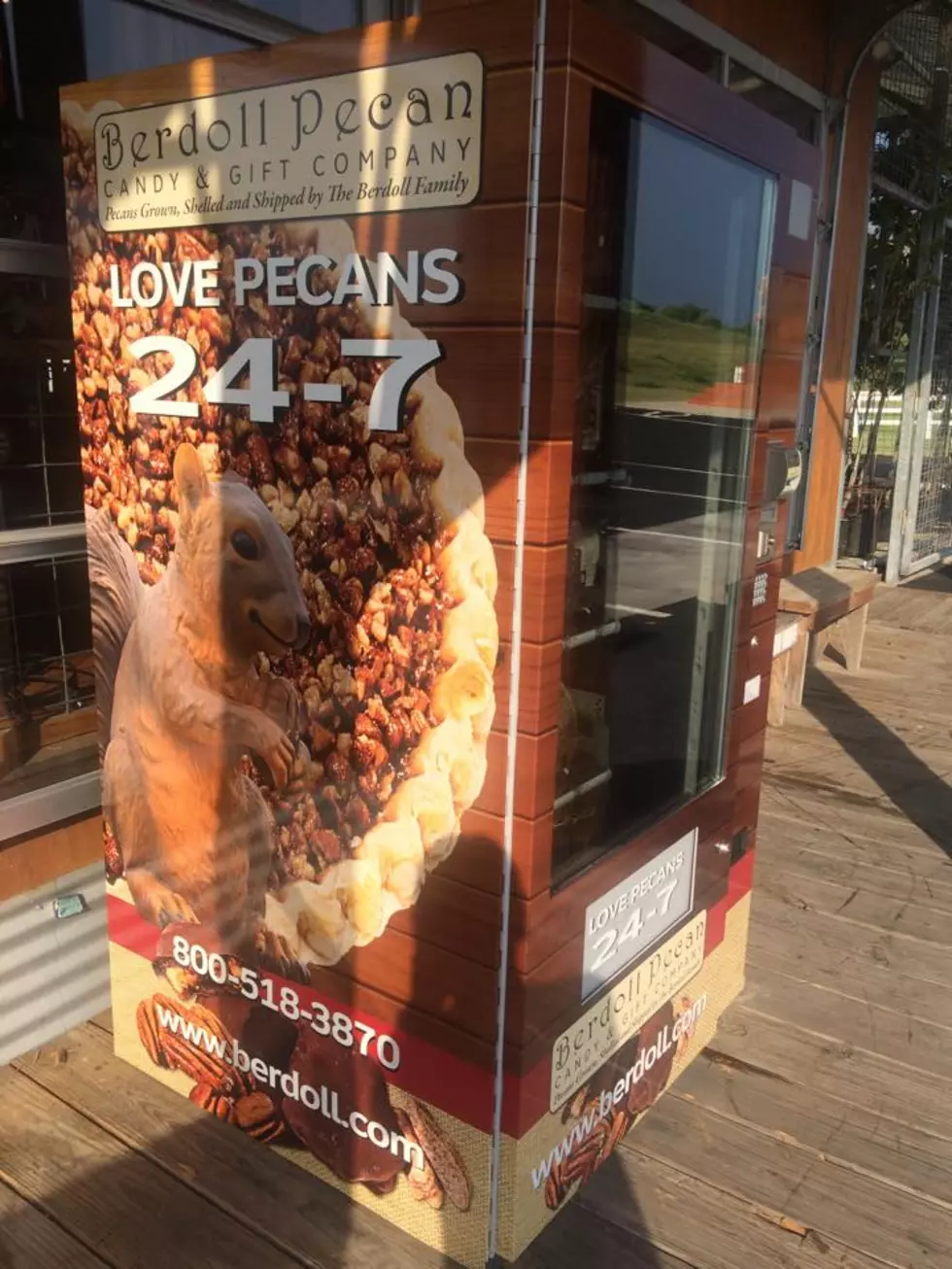 Only in Texas:  Whole Pecan Pies in a Vending Machine