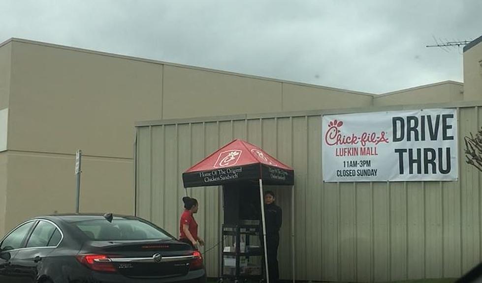 The Lufkin Mall Now Has A Drive-Thru For Chick-fil-A!