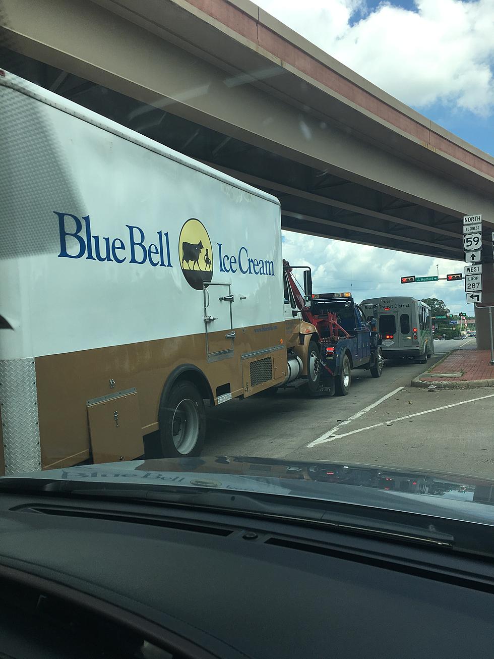 Bad Times For Blue Bell? The Sight We Saw Today
