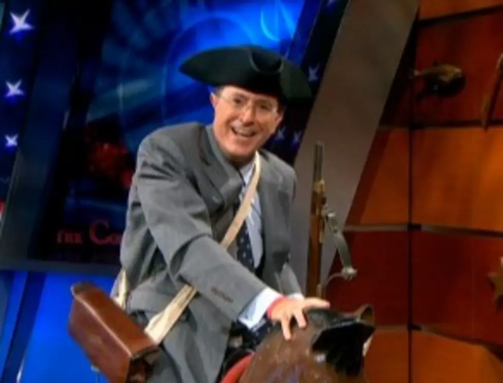 Stephen Colbert Re-Enacts Paul Revere&#8217;s Ride [Video]