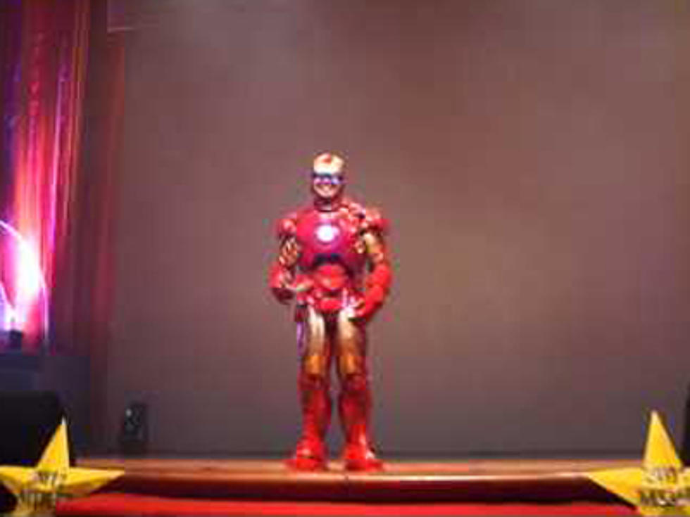 High School Principal Dressed As Iron Man for Graduation, Guess Where?! [VIDEO]