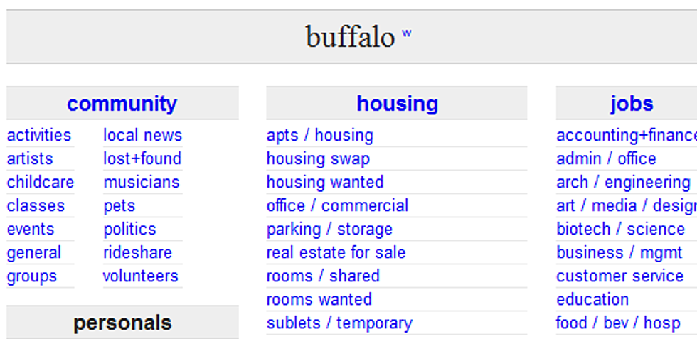 The Strangest Buffalo Craigslist Post Ever