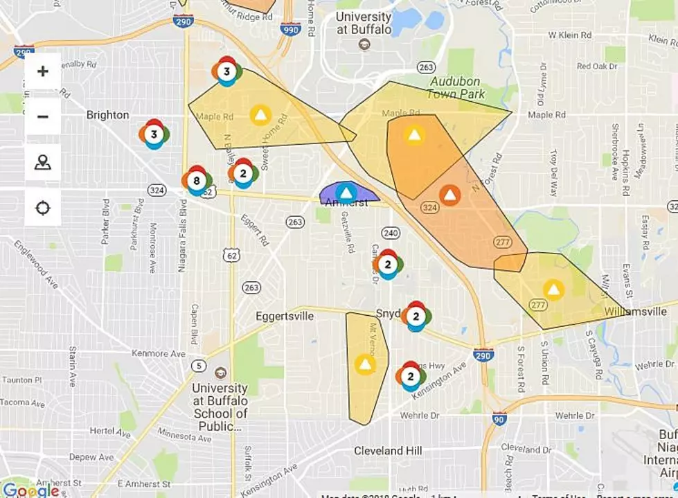 Part Of Western New York Without Power This Morning