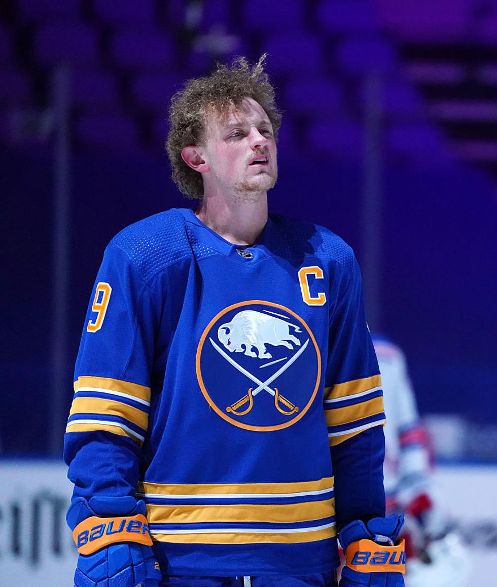 Jack Eichel is FIRED UP after scoring a hat trick in Buffalo! - HockeyFeed