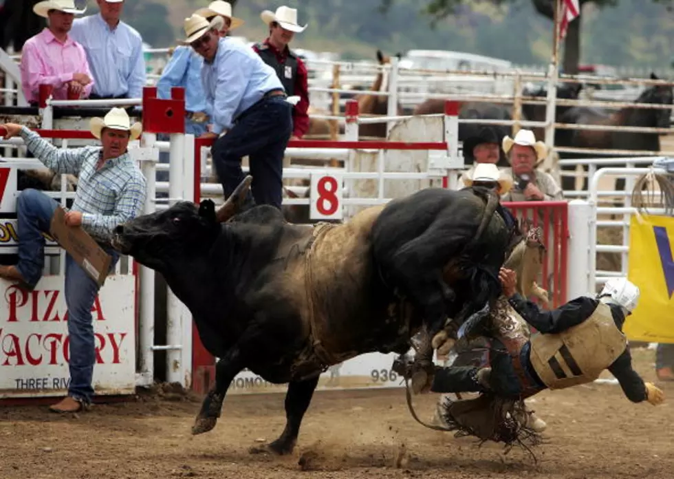 Bull Riding at Four States Fair and Rodeo [VIDEOS]