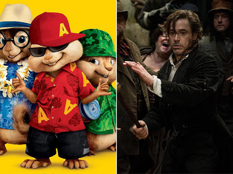 New Movie Releases In Texarkana— ‘Alvin and the Chipmunks: Chipwrecked’ and ‘Sherlock Holmes: A Game of Shadows’