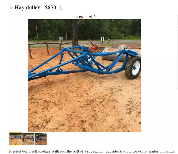 hay buggy for sale craigslist
