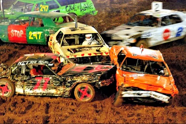 Demolition Derby And Power Wheels Demo Derby At The Four States Fair