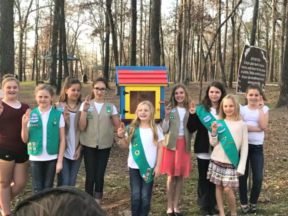 The Girl Scouts Open Two New Little Free Library’s in Texarkana