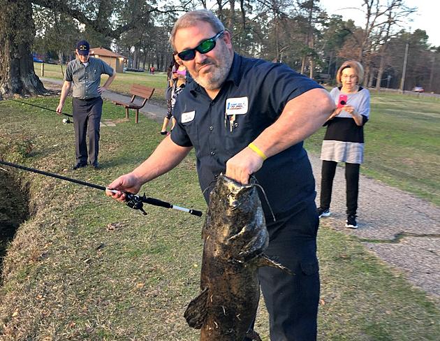Man Catches 29 Pound Catfish at Spring Lake Park