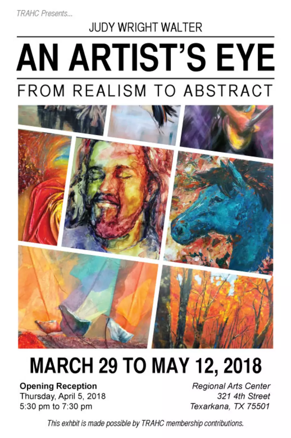 TRAHC Presents &#8216;An Artists Eye: From Realism To Abstract&#8217;