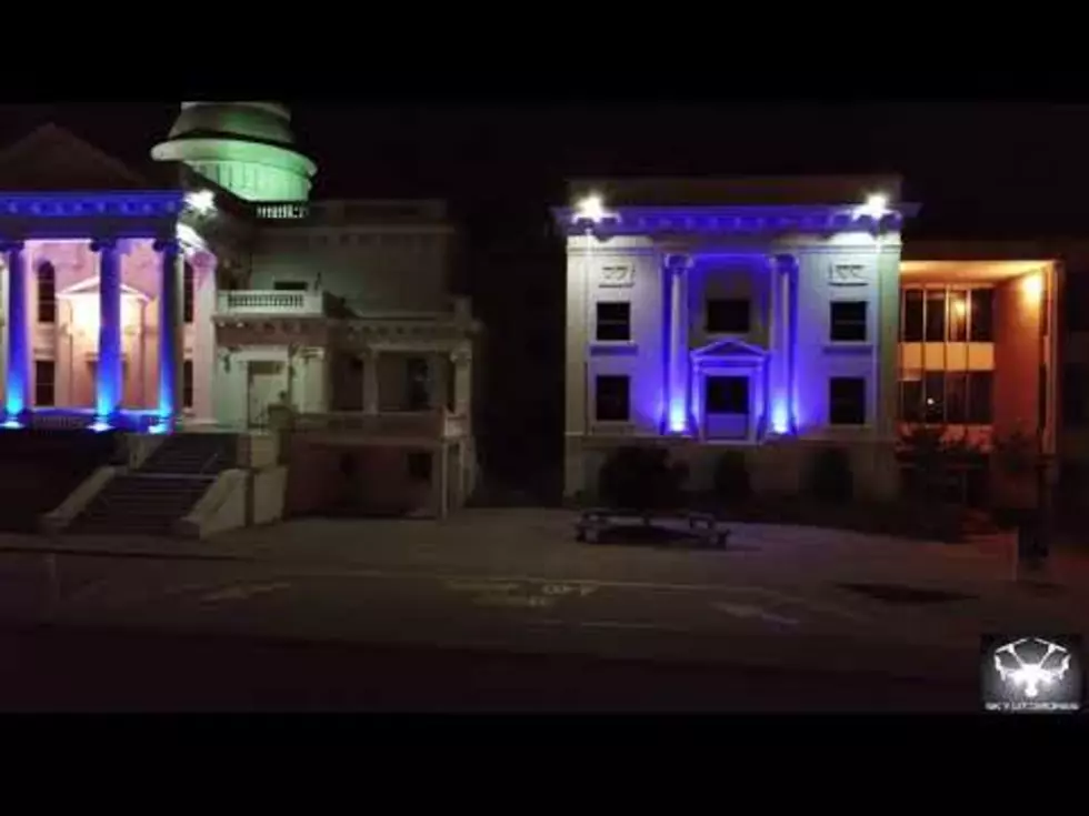 Check Out This Night Time Drone Footage Of Downtown Texarkana