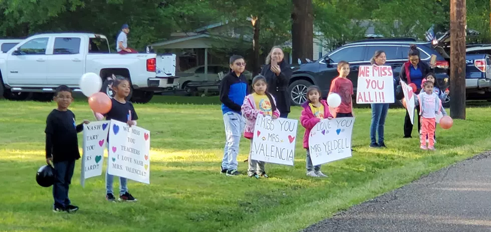 Nash Elementary 'Social Distancing Parade' Was A Huge Success