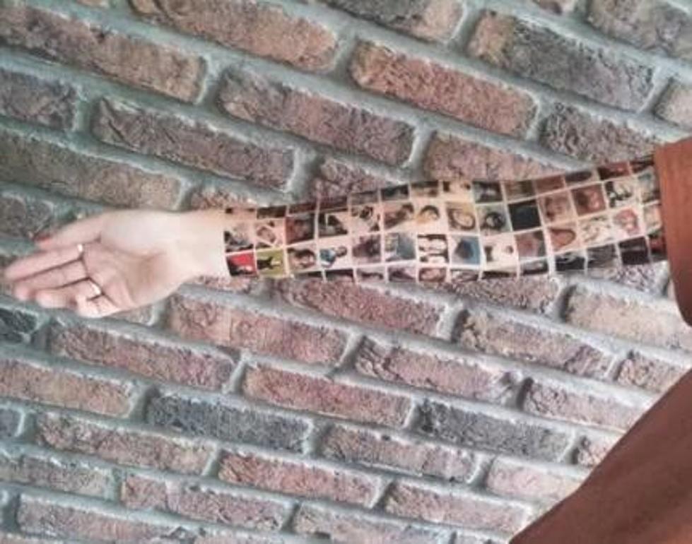 Profile Pictures of 152 Facebook Friends Tattooed on Her Arm
