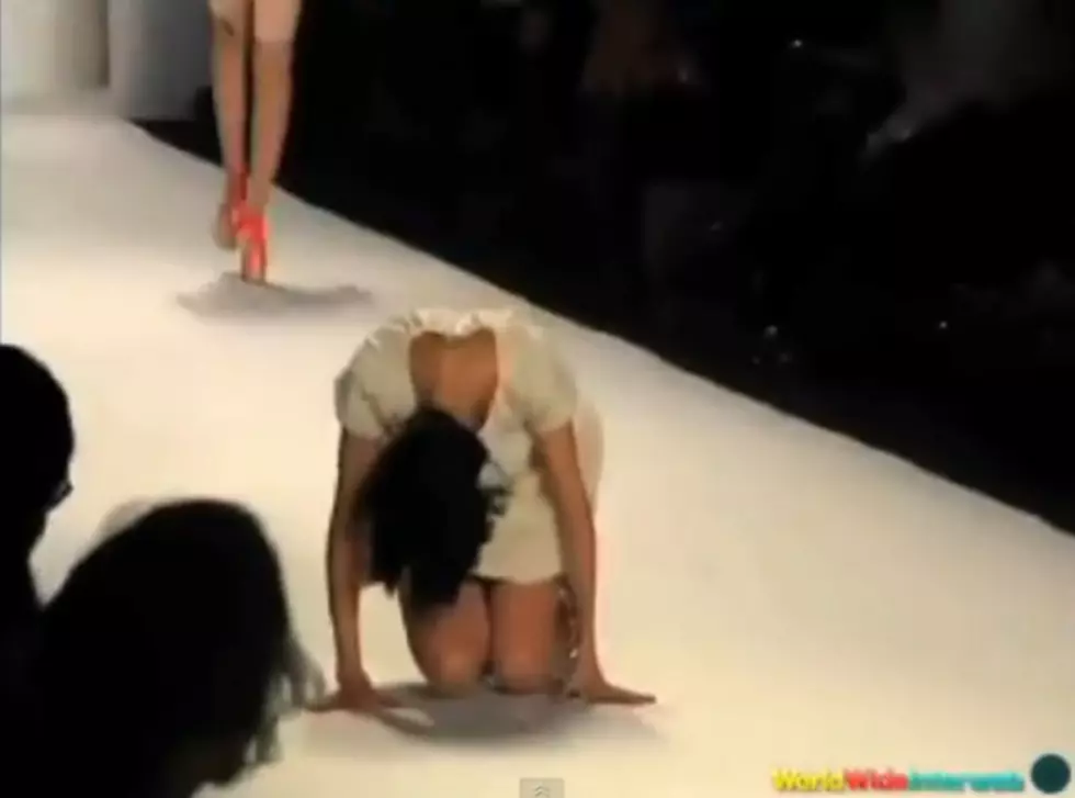 Funny Montage of Runway Models Falling Down [VIDEO]