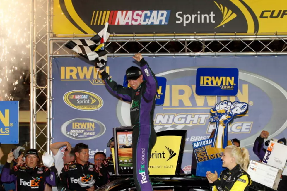 Victory for Denny Hamlin, and Lots of Drama at Bristol Motor Speedway [VIDEO]