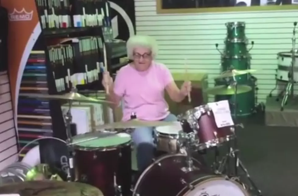 Grandma Completely Amazes Drum Shop Employees with Her Skills [VIDEO]