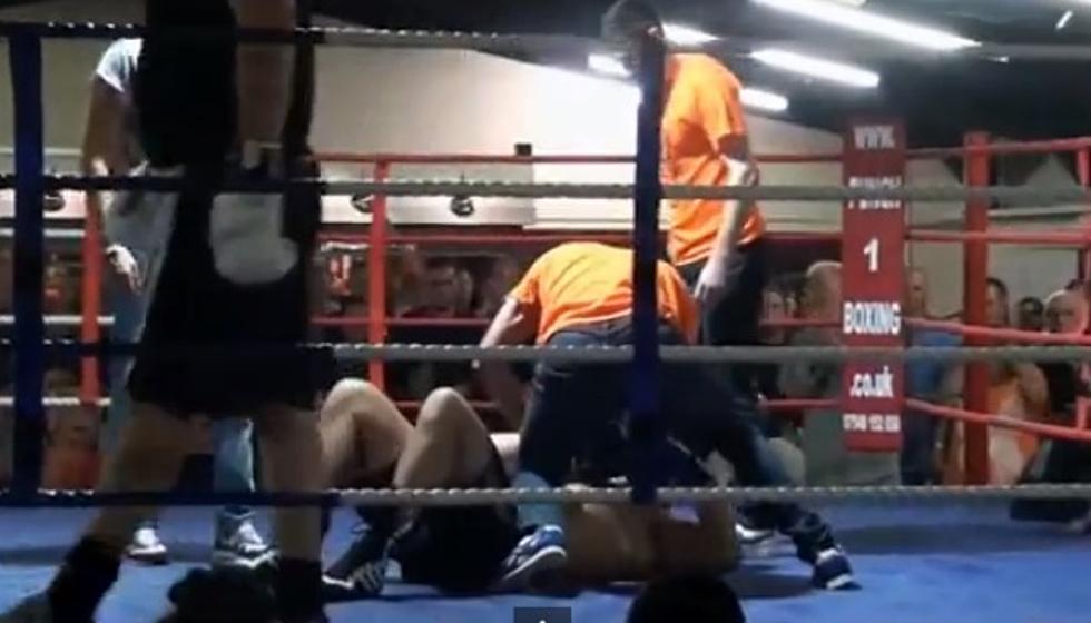 Amateur MMA Referee Has to Body Slam Fighter [VIDEO]
