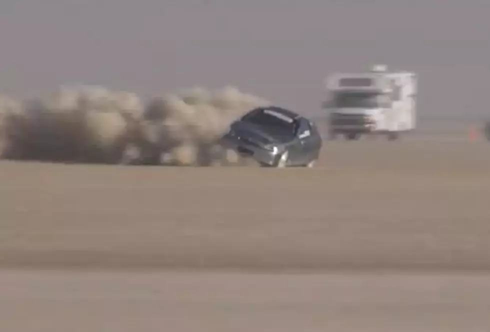 185 MPH Crash in a Hasport Hondata at El Mirage in the Mojave Desert [VIDEO]
