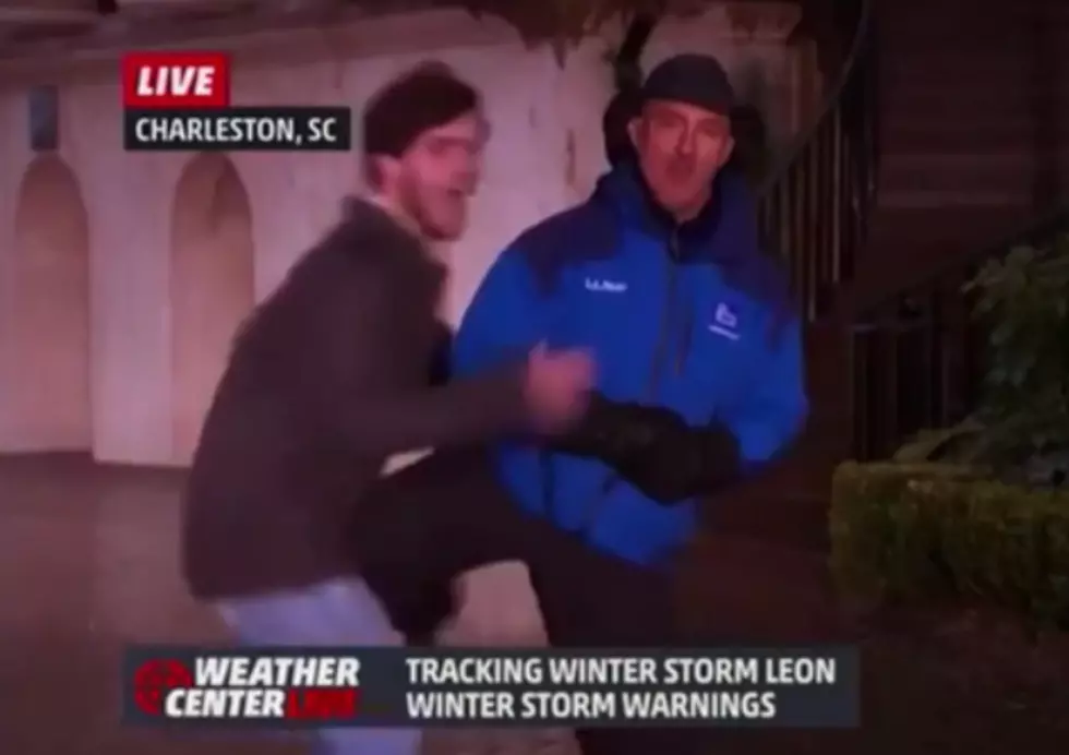 Meteorologist Jim Cantore Defends Himself From Attack on Live TV with a Swift Knee to the Nuts [VIDEO]