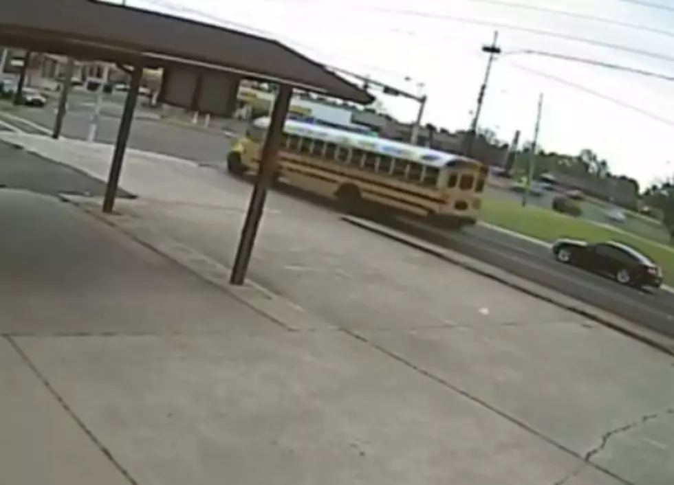 Texarkana School Bus Driver Caught Out of Control [VIDEO]