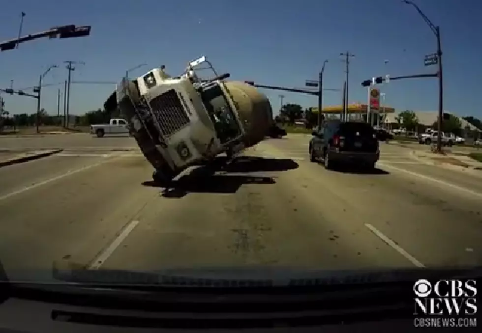Horrific Head-On Crash with Cement Truck Caught on Dashcam [VIDEO]