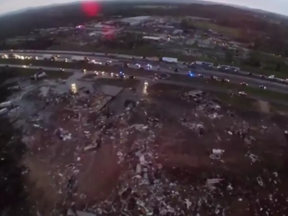 Aerial Drone Footage of Tornado Devastation Near Mayflower Arkansas [VIDEO]