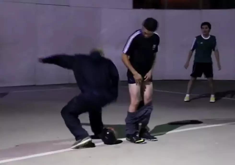 Crazy Old Dude Schools Youngsters on Fancy Footwork and Shocks the Crowd [VIDEO]