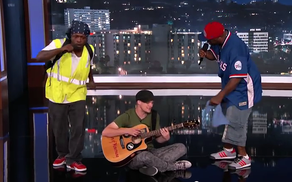From the Sidewalk to Stardom – Street Musicians Jam on Kimmel [VIDEO]