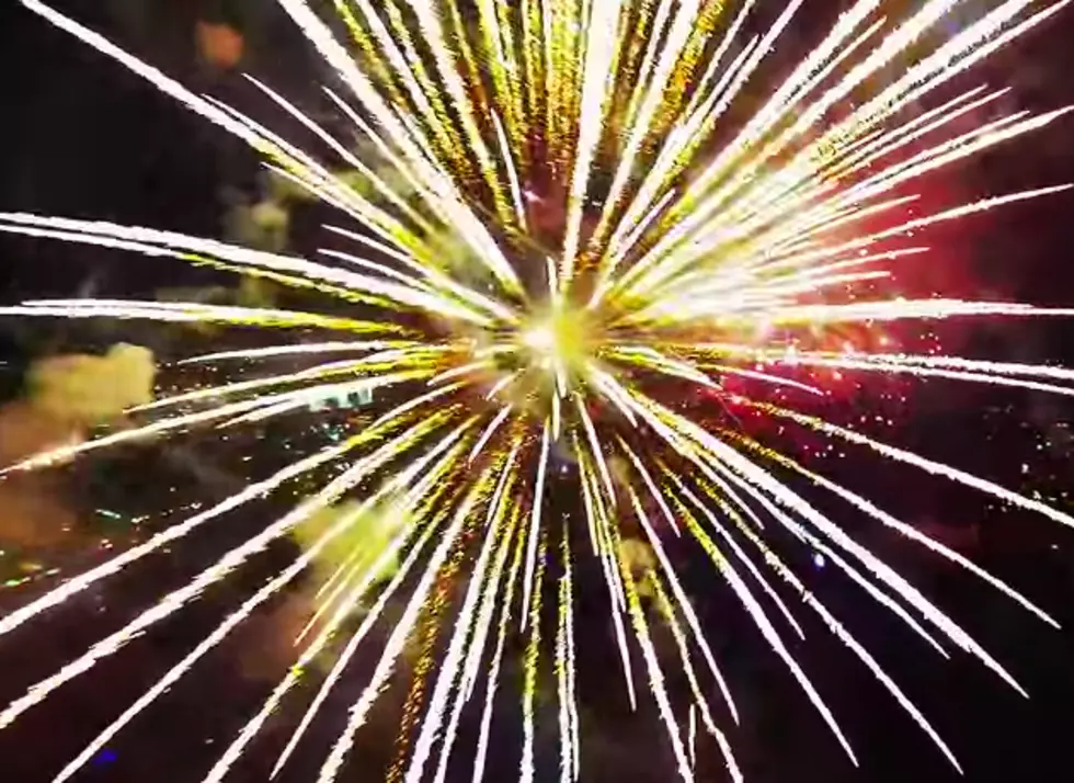 Flying a Drone Through a Fireworks Show [VIDEO]