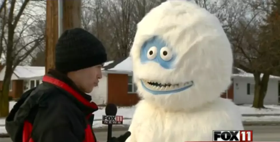 The Abominable Snowman From Misfit Island Visits Wisconsin to Spread Good Cheer [VIDEO]