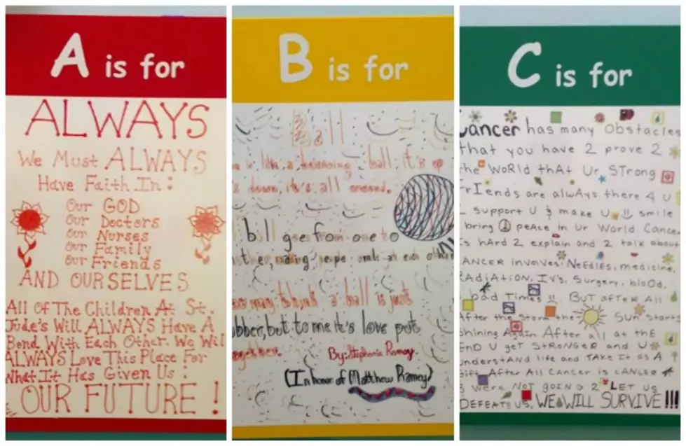ABCs of Cancer from St. Jude Patients [PHOTOS]