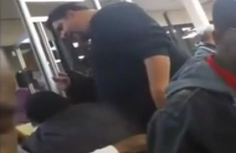 Guy Hits Lady at Waffle House and Gets Lined Out by Random Stranger [VIDEO/NSFW]