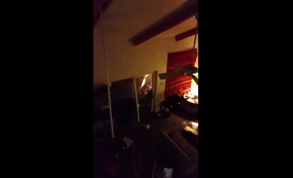 Horrified Woman Watches as Flood Water Rushes into House [VIDEO]
