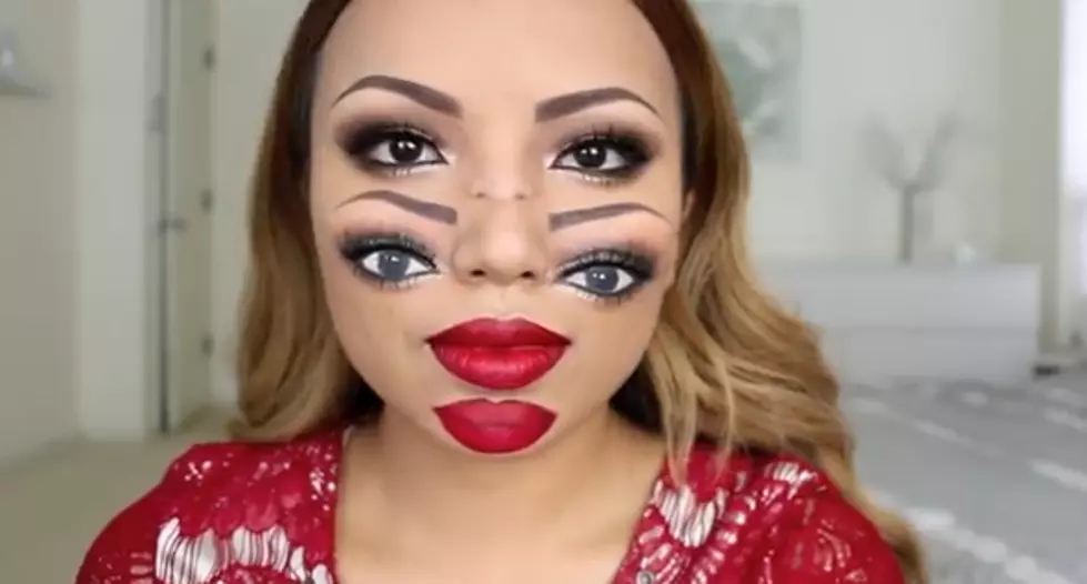 Double Vision Halloween Makeup [VIDEO]
