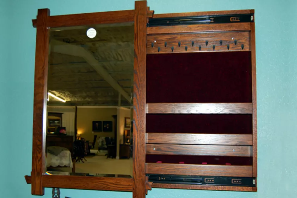 Seize The Deal Auction – Wall-Mounted Jewelry Armoire From Oak Creek Amish Furniture