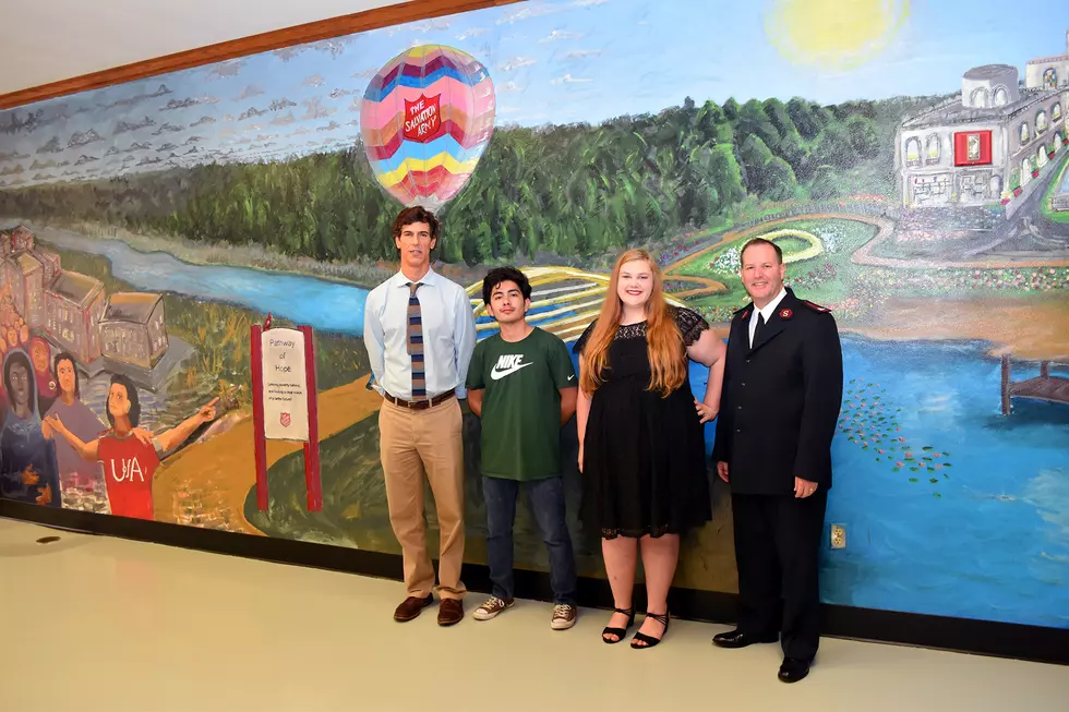 U of A Texarkana Fine Arts Club Mural Dedicated at Salvation Army