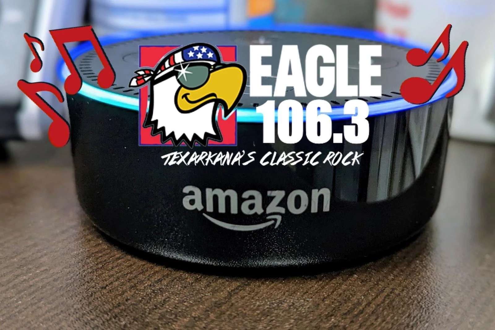 Listen on Alexa - 106.9 The Eagle