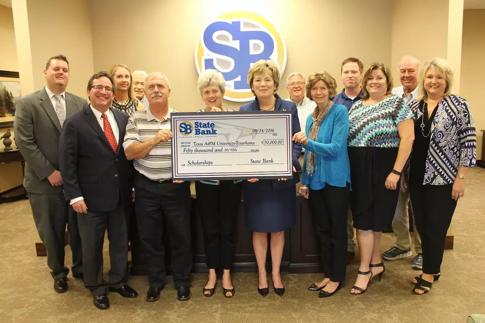 State Bank Donates $50,000 For A&M-Texarkana Scholarships