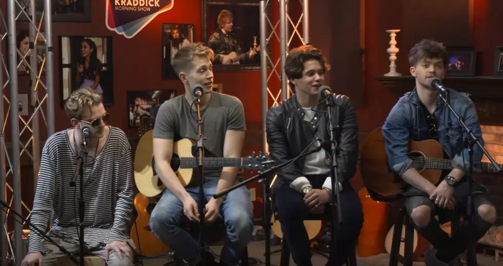 The Vamps in studio