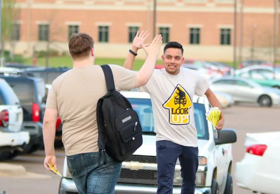 ‘Look Up Day’ Promoted Pedestrian Safety on Southern Arkansas University Campus
