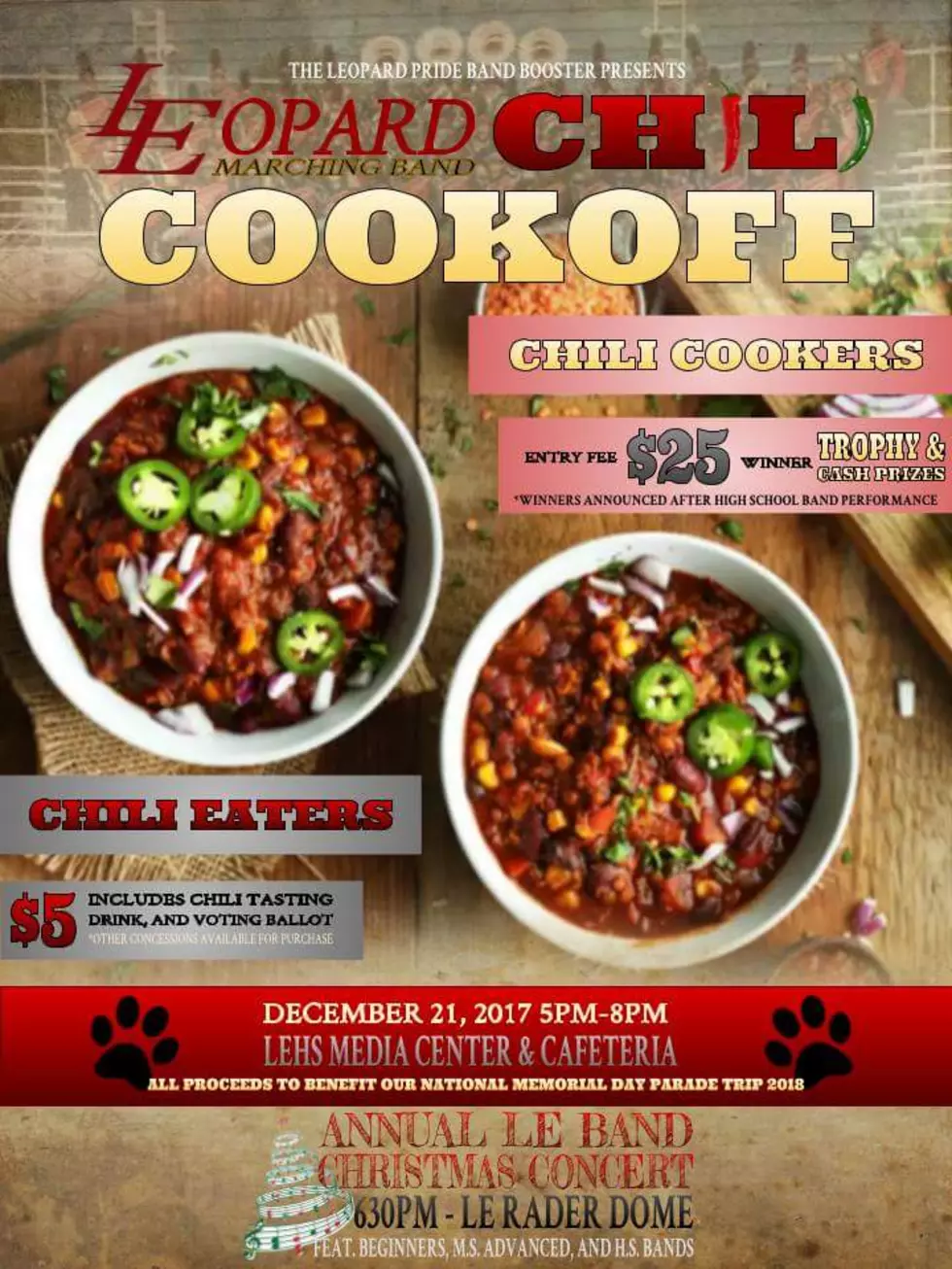 Liberty-Eylau Leopard Proud Band Annual Christmas Concert &#038; Chilli Cook-off